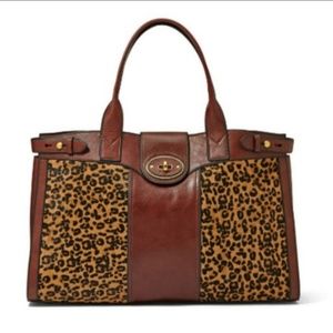 Fossil Vintage Re-Issue Leather Weekender